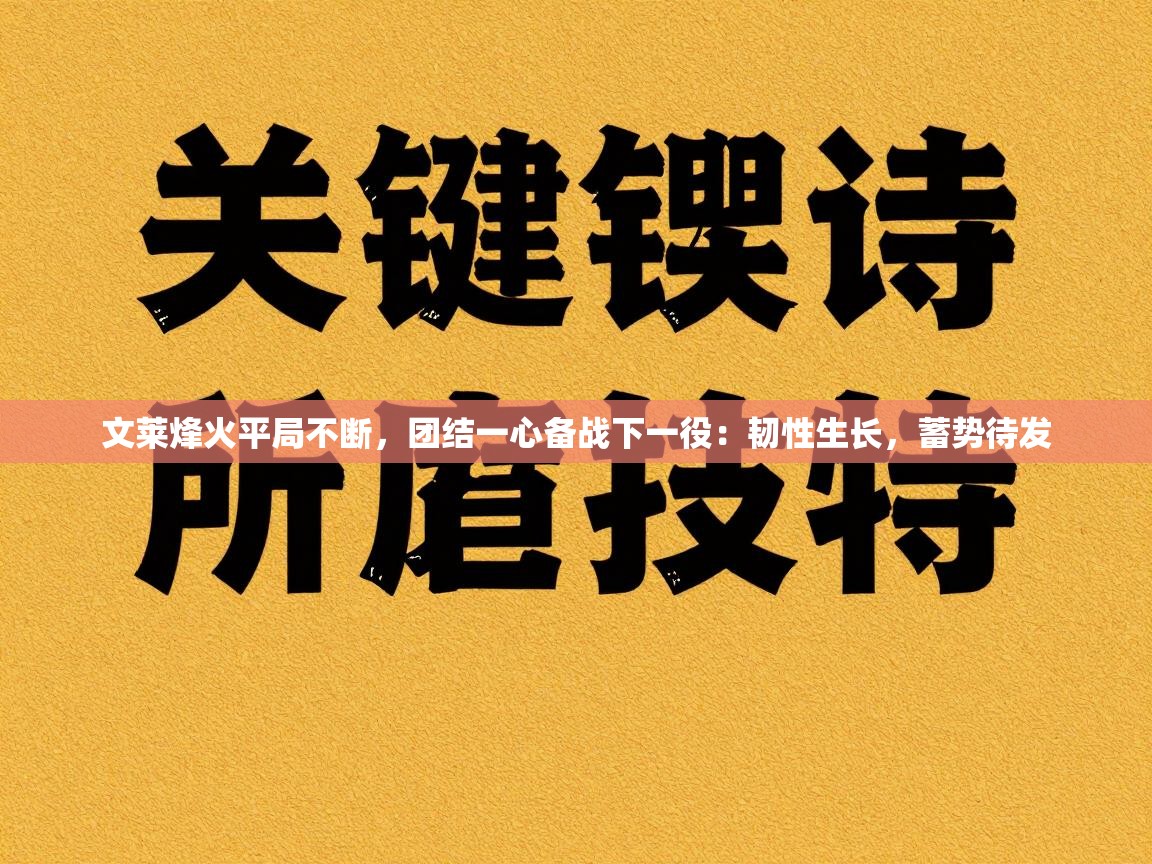 文莱烽火平局不断，团结一心备战下一役：韧性生长，蓄势待发  第2张