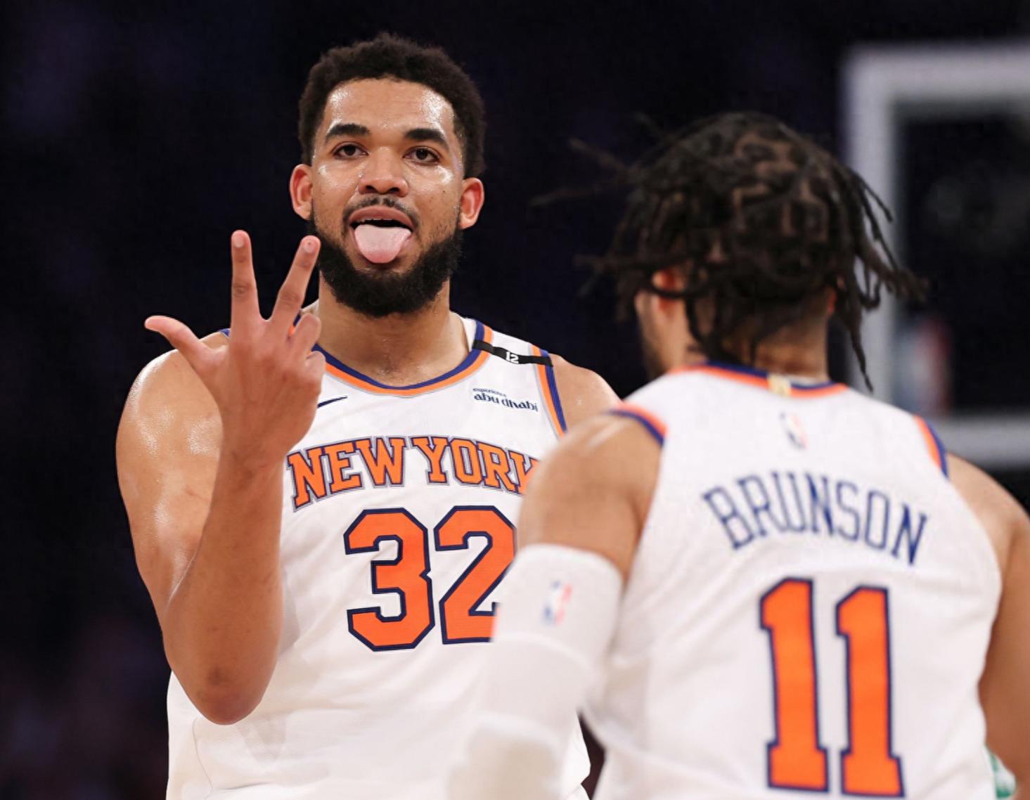 纽约尼克斯队主场爆冷击败骑士队